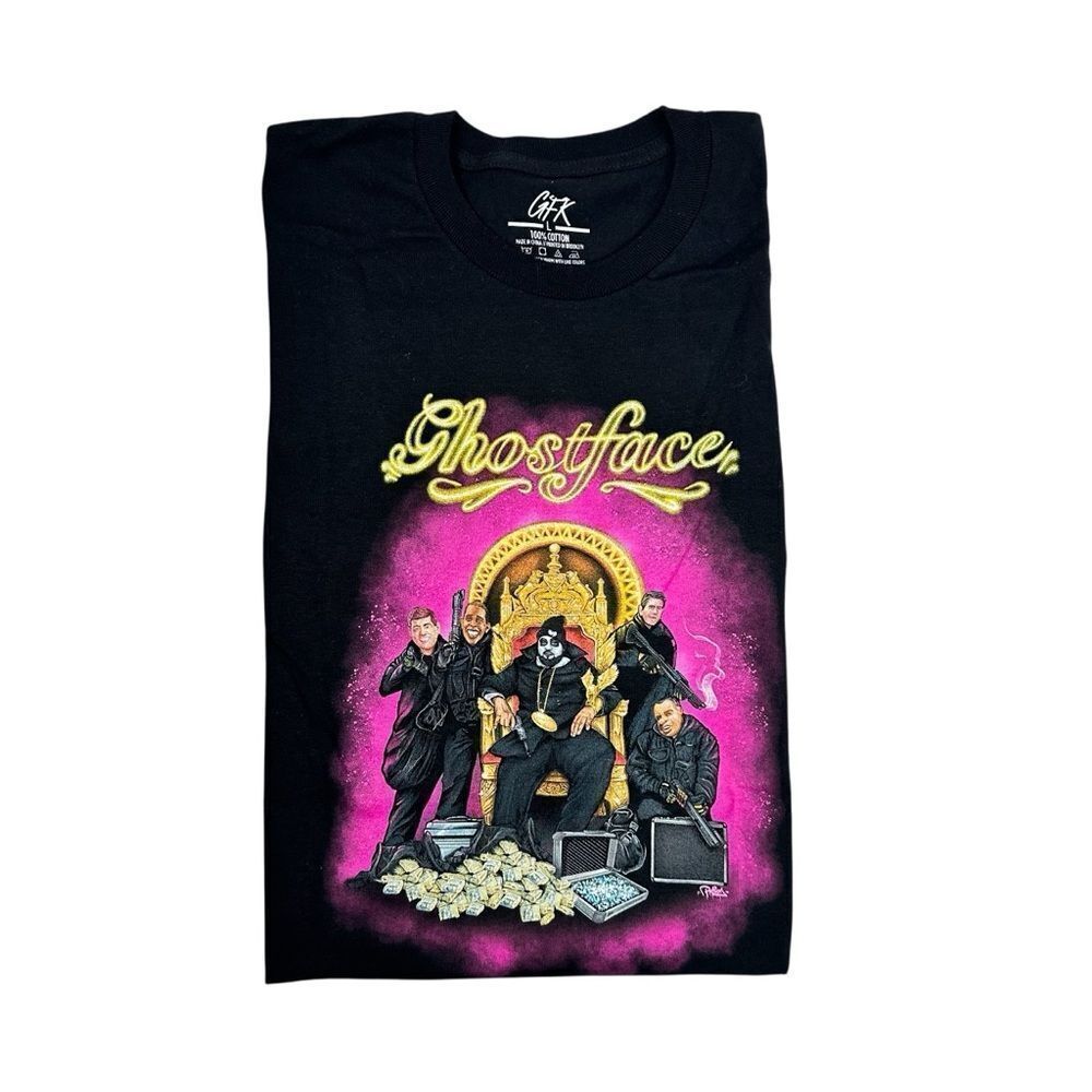 Ghostface Killah Album T-Shirt Large Wu-Tang Clan Ghostface Killah’s Gfk 2019